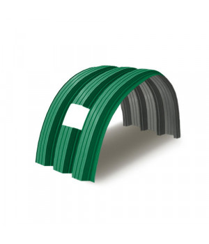 Укрытие для конвейеров из арочного профнастила Н112ПГ-807, 0,8, в полимерном покрытии