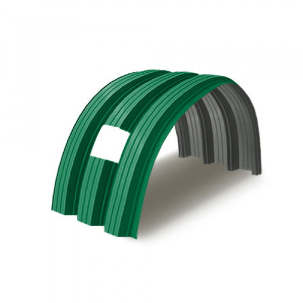 Укрытие для конвейеров из арочного профнастила Н112ПГ-807, 0,8, в полимерном покрытии