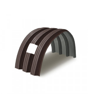 Укрытие для конвейеров из арочного профнастила Н112ПГ-807, 1,0, в полимерном покрытии