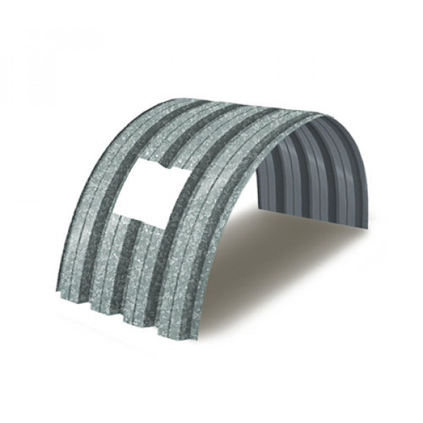 Укрытие для конвейеров из арочного профнастила Н60ПГ-902, 0,5, оцинкованный