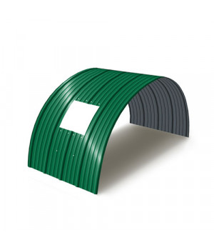 Укрытие для конвейеров из арочного профнастила НС18ПГ-1170, 0,8, в полимерном покрытии