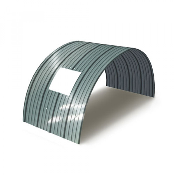 Укрытие для конвейеров из арочного профнастила НС18ПГ-1170, 0,6, нержавеющий