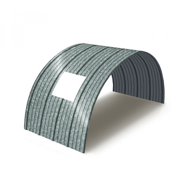 Укрытие для конвейеров из арочного профнастила НС18ПГ-1170, 0,5, оцинкованный