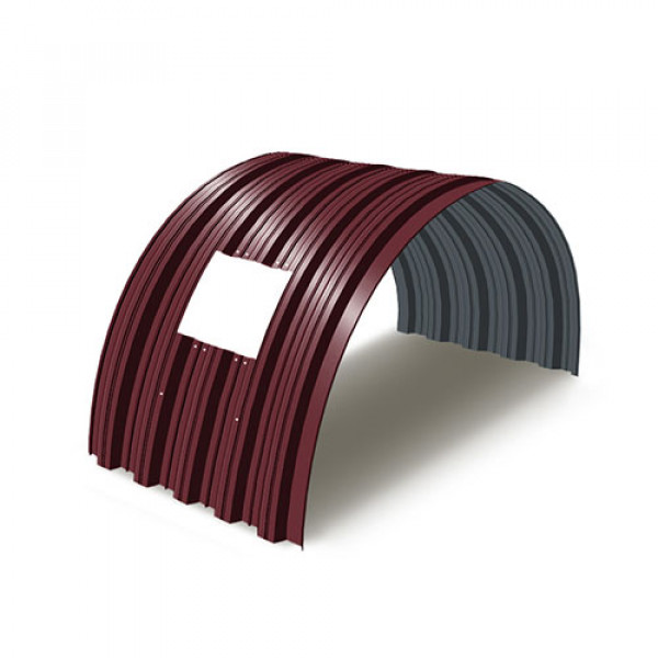 Укрытие для конвейеров из арочного профнастила НС35ПГ-1060, 0,5, в полимерном покрытии
