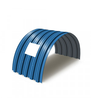 Укрытие для конвейеров из арочного профнастила НС35ПГ-1060, 0,7, в полимерном покрытии