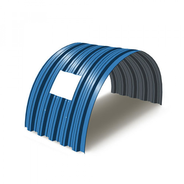 Укрытие для конвейеров из арочного профнастила НС35ПГ-1060, 0,7, в полимерном покрытии