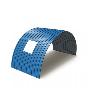 Укрытие для конвейеров из арочного профнастила С10ПГ-1160, 0,8, в полимерном покрытии