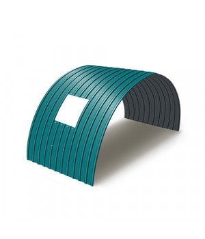 Укрытие для конвейеров из арочного профнастила С10ПГ-1160, 0,9, в полимерном покрытии