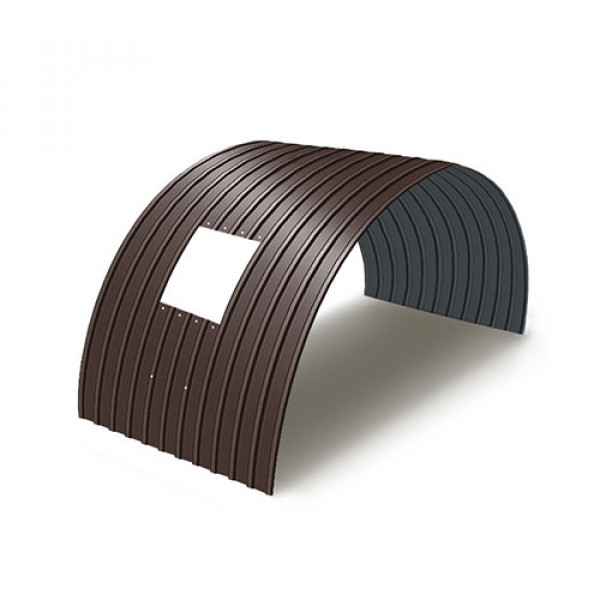 Укрытие для конвейеров из арочного профнастила С10ПГ-1160, 1,0, в полимерном покрытии