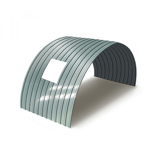 Укрытие для конвейеров из арочного профнастила С10ПГ-1160, 0,7, нержавеющий