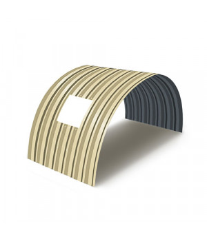 Укрытие для конвейеров из арочного профнастила С15ПГ-1190, 0,5, в полимерном покрытии