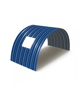 Укрытие для конвейеров из арочного профнастила С15ПГ-1190, 0,8, в полимерном покрытии