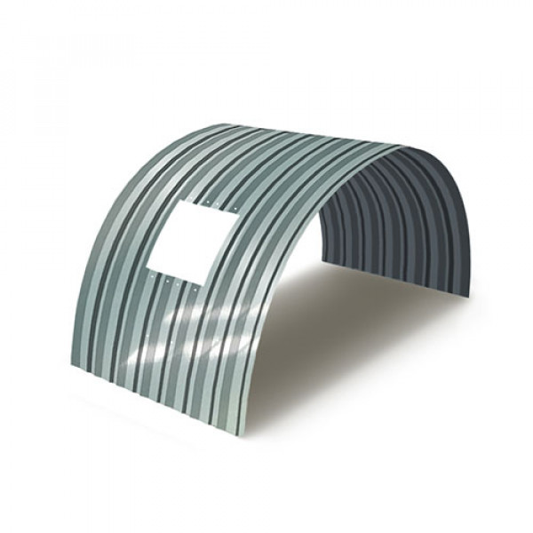 Укрытие для конвейеров из арочного профнастила С15ПГ-1190, 0,5, нержавеющий