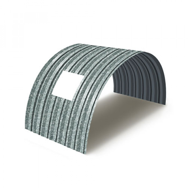 Укрытие для конвейеров из арочного профнастила С15ПГ-1190, 0,6, оцинкованный