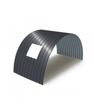 Укрытие для конвейеров из арочного профнастила С18ПГ-1023, 0,9, в полимерном покрытии