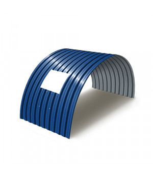 Укрытие для конвейеров из арочного профнастила С21ПГ-1051, 0,7, в полимерном покрытии