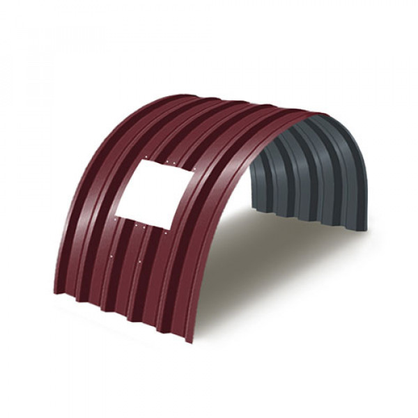 Укрытие для конвейеров из арочного профнастила С44ПГ-1047, 0,7, в полимерном покрытии