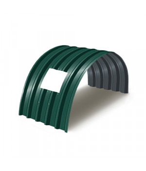 Укрытие для конвейеров из арочного профнастила С44ПГ-1047, 0,9, в полимерном покрытии