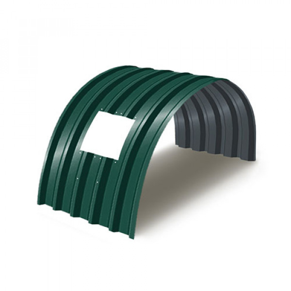 Укрытие для конвейеров из арочного профнастила С44ПГ-1047, 0,9, в полимерном покрытии