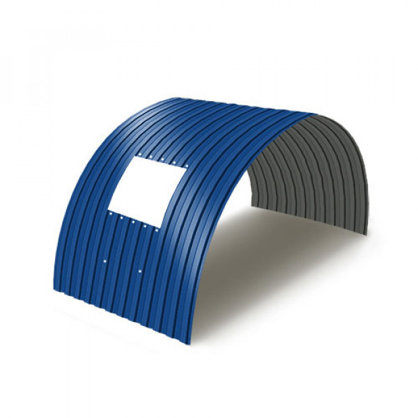 Укрытие для конвейеров из арочного профнастила МП10ПГ-1200, 0,7, в полимерном покрытии