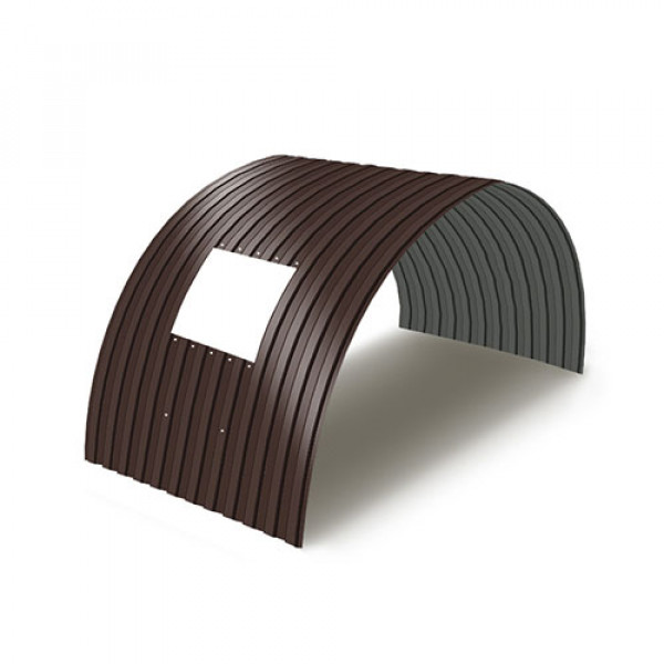 Укрытие для конвейеров из арочного профнастила СС10ПГ-1160, 1,0, в полимерном покрытии