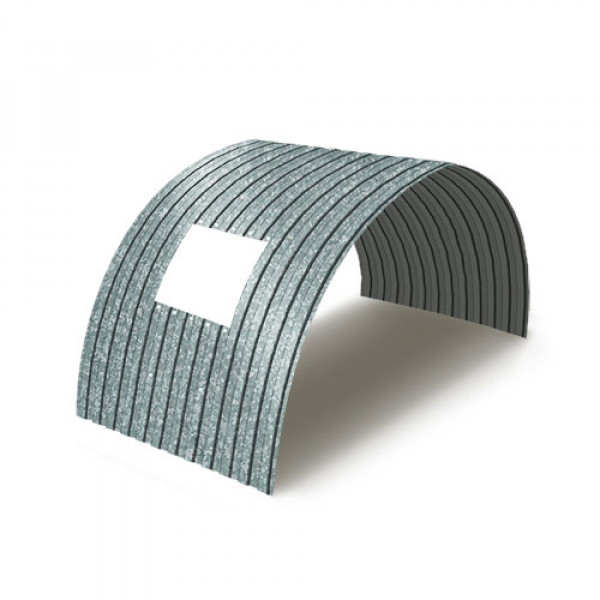 Укрытие для конвейеров из арочного профнастила СС10ПГ-1160, 0,6, оцинкованный