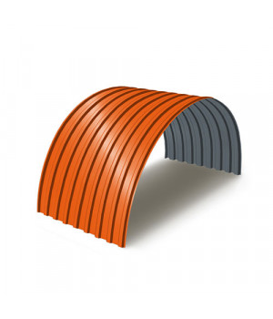 Профнастил МП20ПГ-0.7, Ширина-1100, RAL 2004, Полиэстер