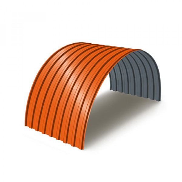 Профнастил МП20ПГ-0.5, Ширина-1100, RAL 2004, Полиэстер