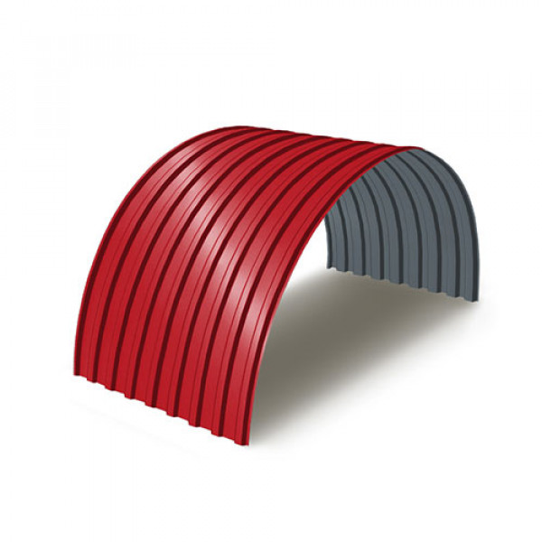 Профнастил МП20ПГ-0.5, Ширина-1100, RAL 3020, Полиэстер