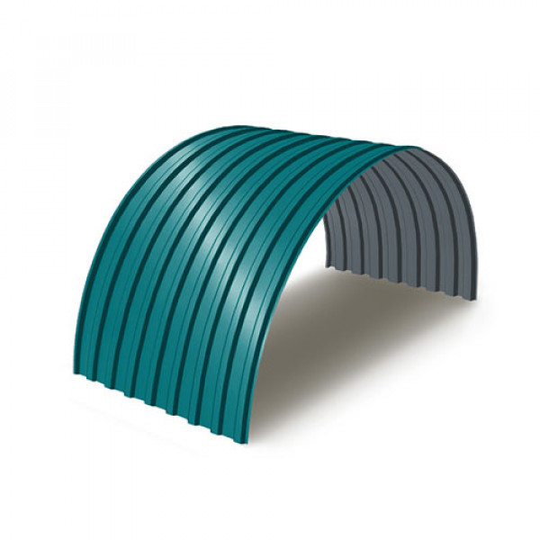 Профнастил МП20ПГ-0.5, Ширина-1100, RAL 5021, Полиэстер