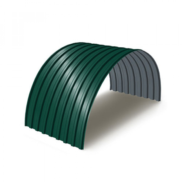 Профнастил МП20ПГ-0.5, Ширина-1100, RAL 6005, Полиэстер