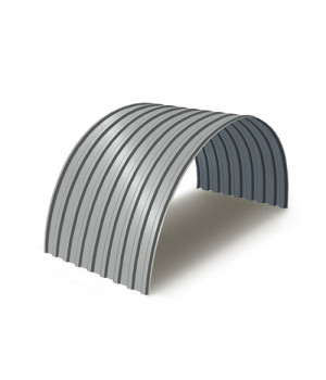 Профнастил МП20ПГ-0.7, Ширина-1100, RAL 9006, Полиэстер