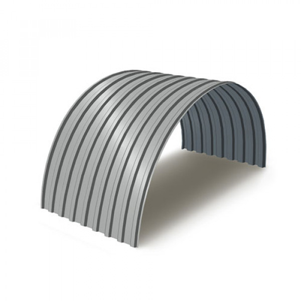 Профнастил МП20ПГ-0.5, Ширина-1100, RAL 9006, Полиэстер