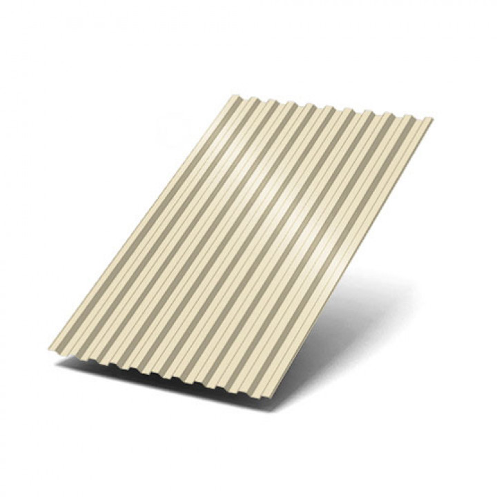 Профнастил C21-1000-0.5 RAL 1015 Пластизол
