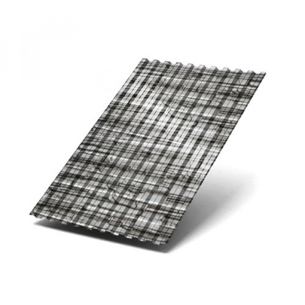 Профнастил C21-1000-0.5 Белый Плитняк ECOSTEEL