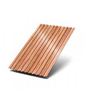 Профнастил C21-1000-0.5 Кедр ECOSTEEL_T