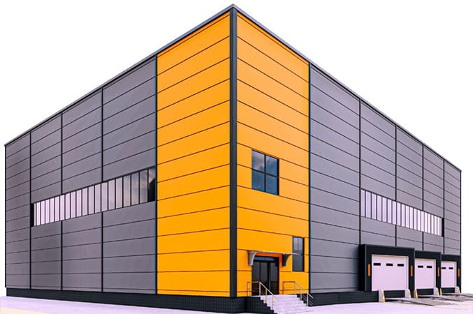 Горизонтальные угловые сэндвич панели