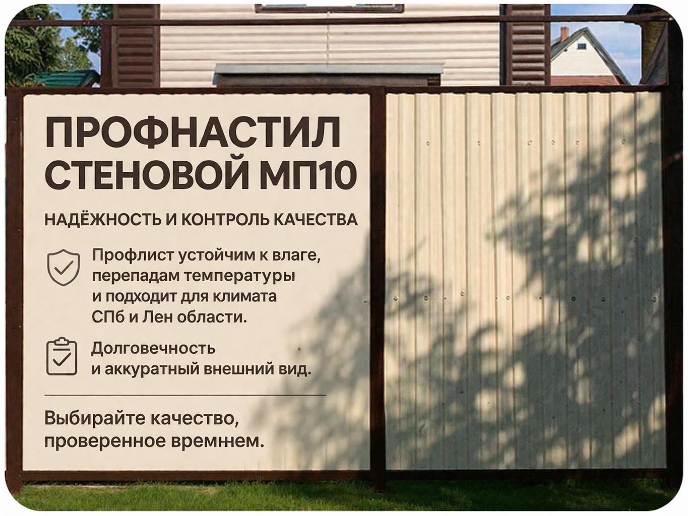 Качество стенового профлиста