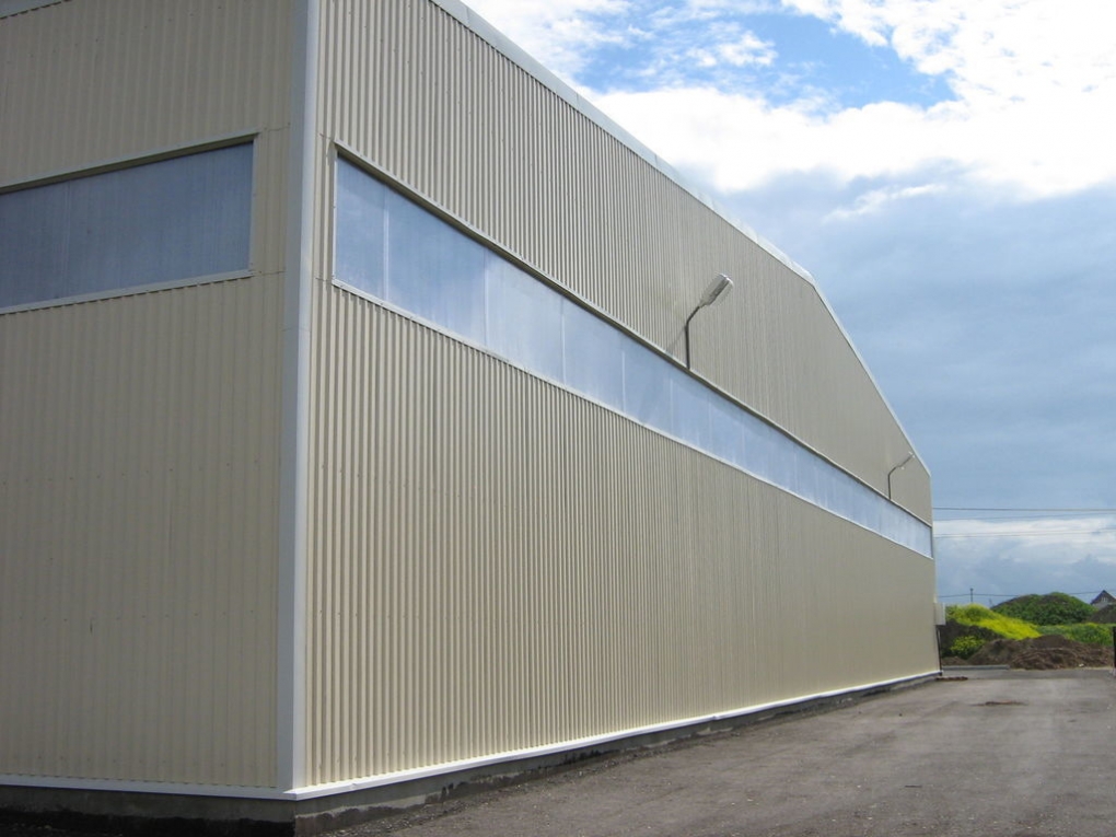 Кровля промышленного объекта