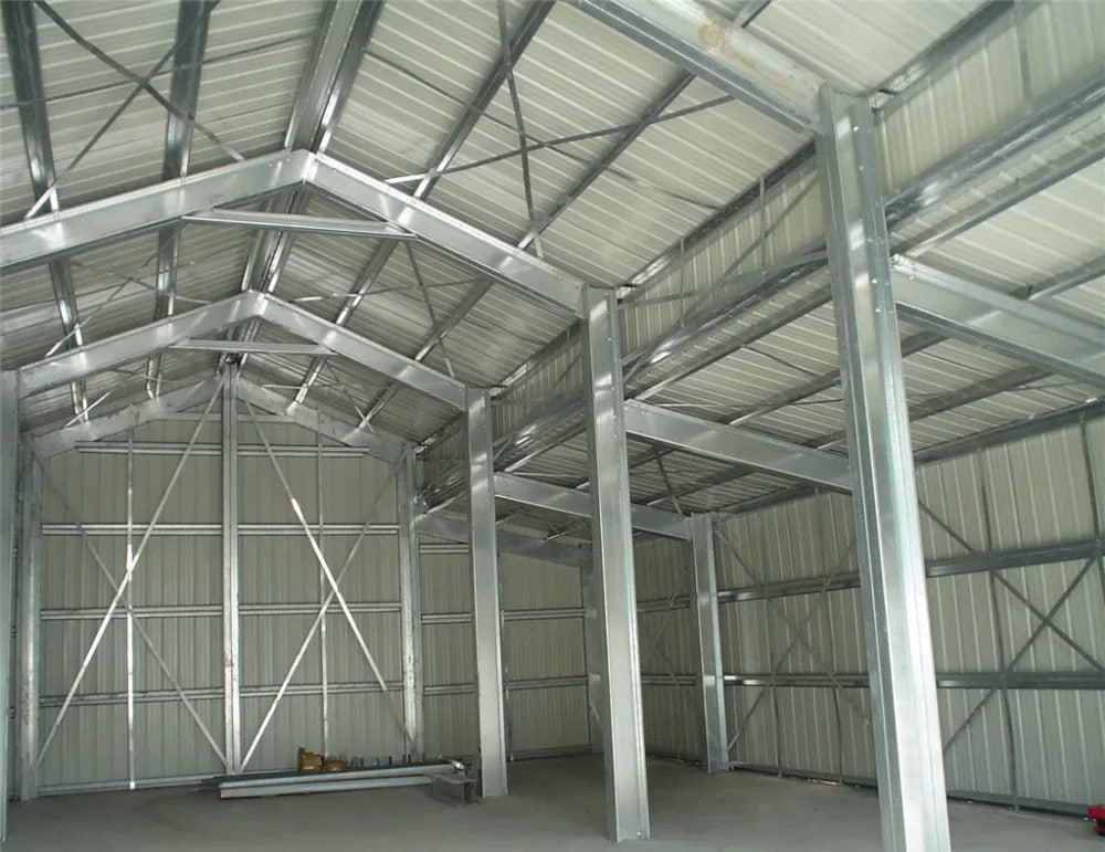 Профнастил для монолитного перекрытия на промышленном объекте