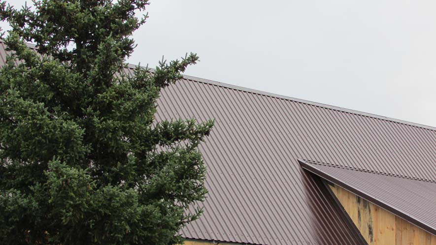 Профлист для промышленной территории