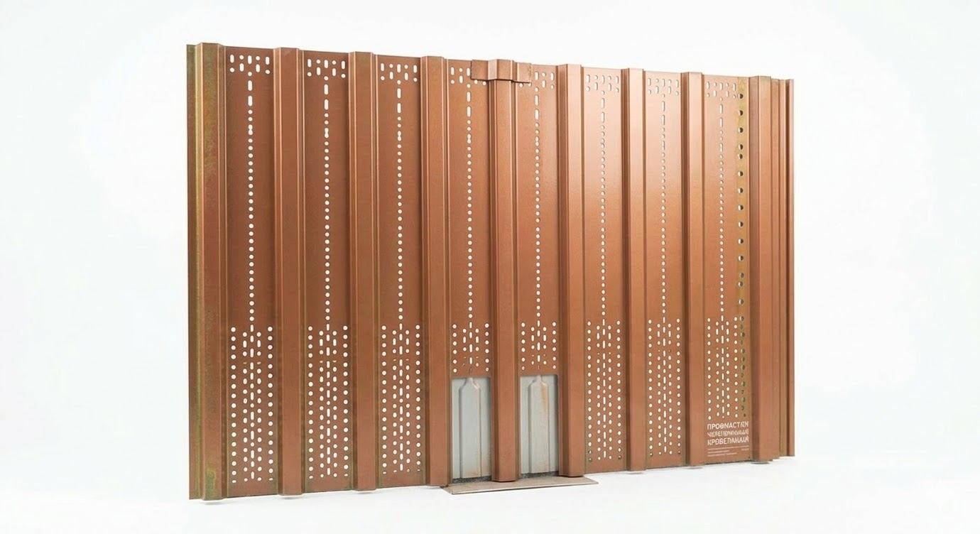 Перфорированный профлист кровельный