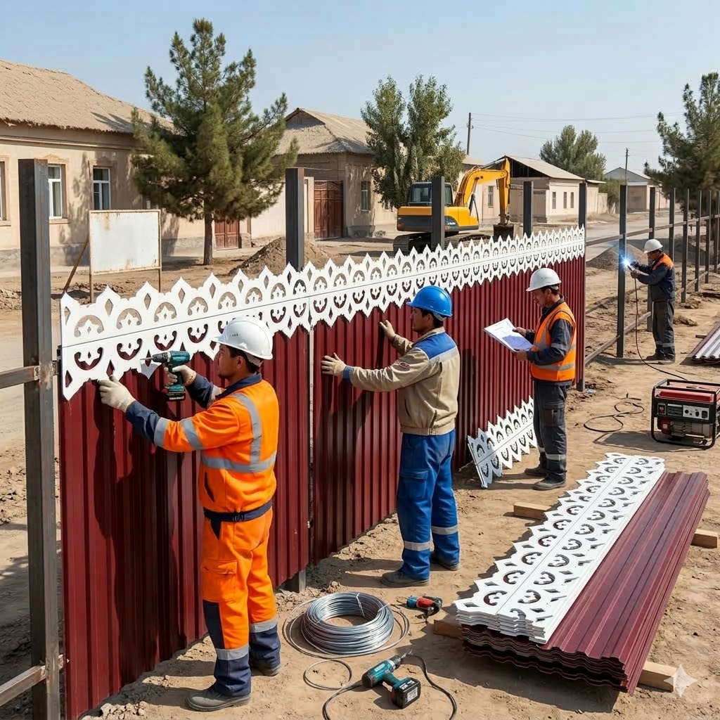 Профлист для забора в СПб и ЛО