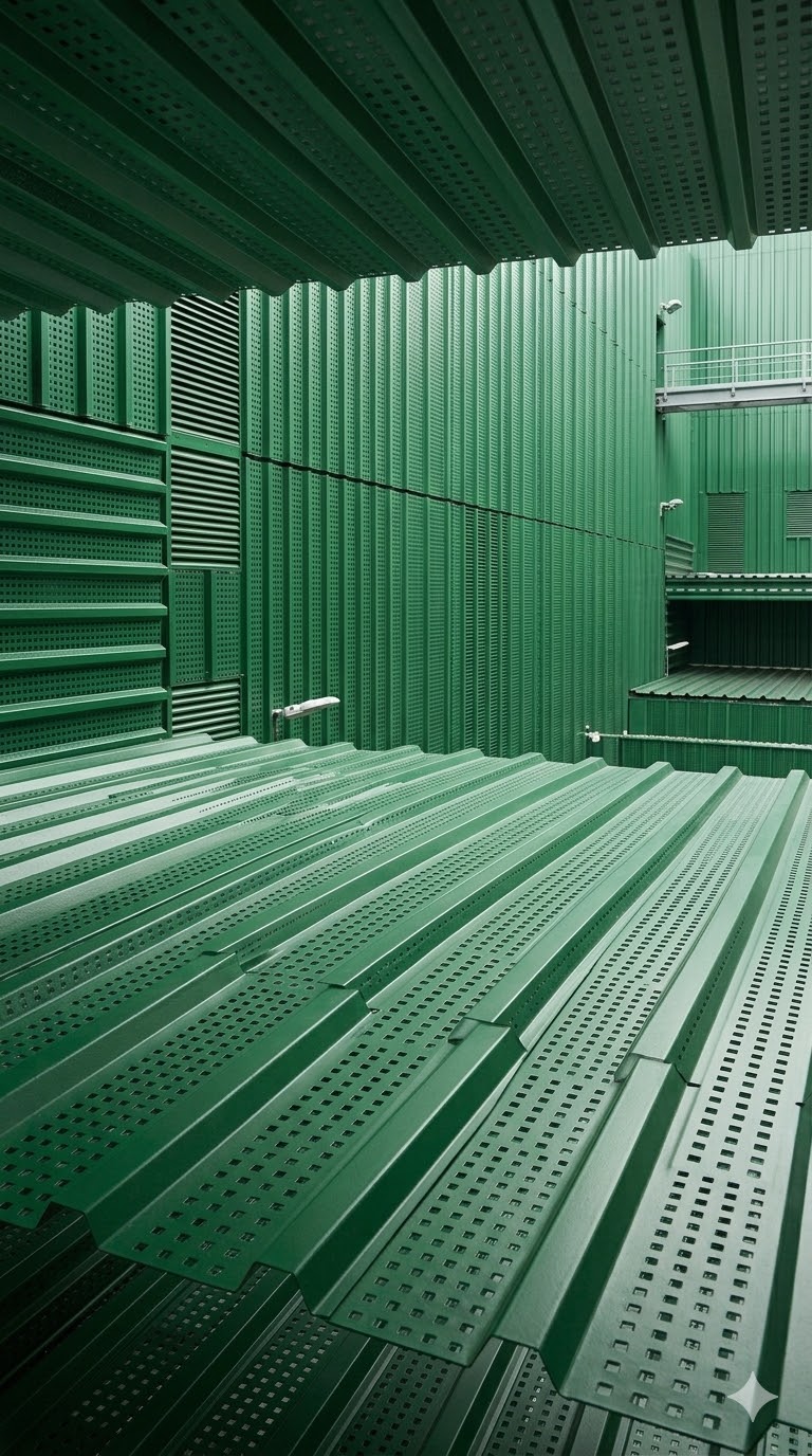 Перфорированный профлист с покрытием