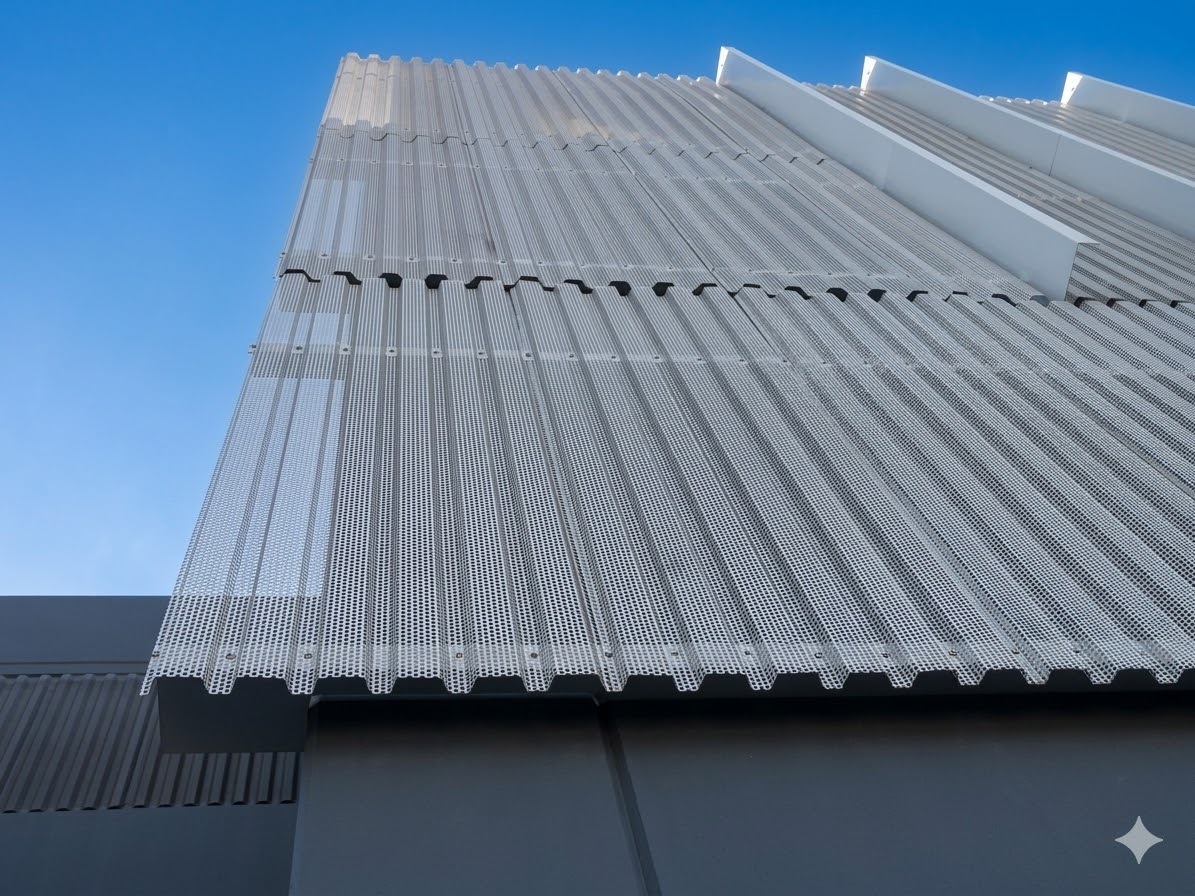 Перфорированный профлист для кровли